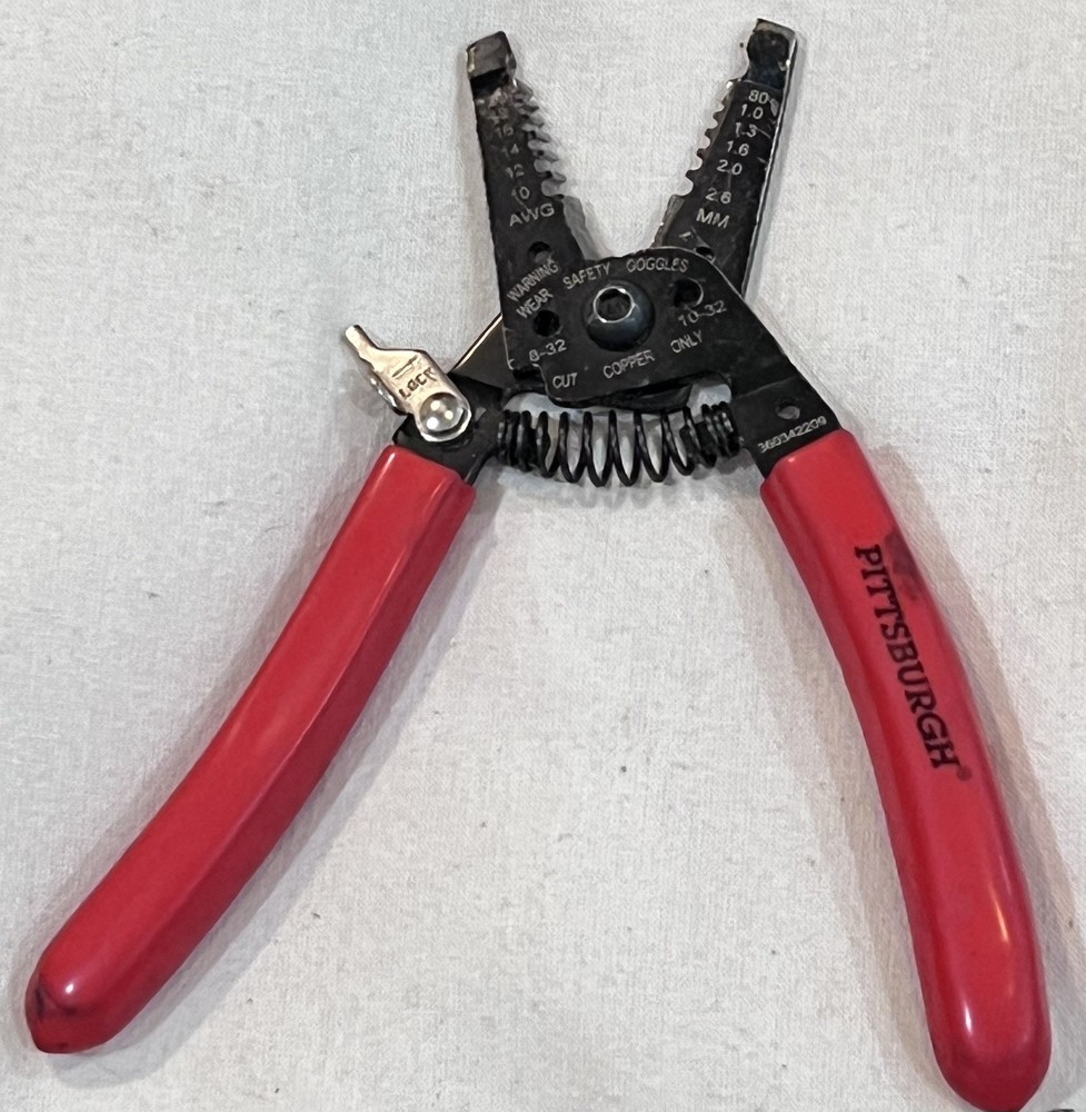 PITTSBURGH WIRE STRIPPER CUTTING TOOL - FREE SHIPPING