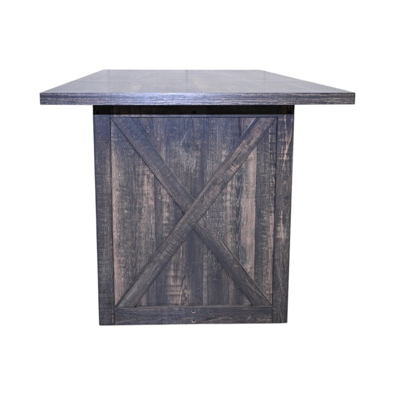 70.87" Farmhouse Large Dining Table for 6-8 People, Rectangular Wood Dining