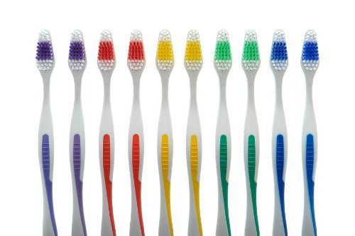 100 Pack Toothbrush Standard Classic Medium Soft Individually Wrapped