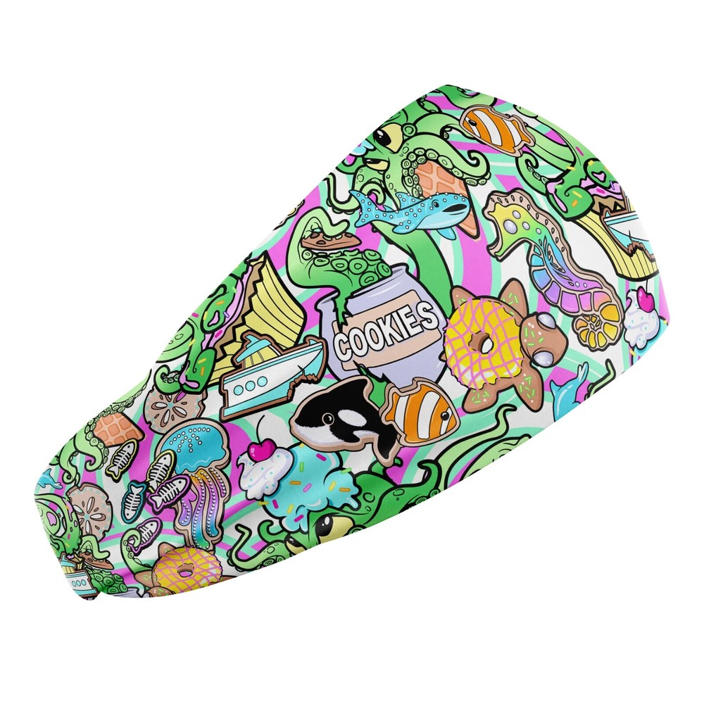 Spacefish Army Scuba Headband - Candy Octopus