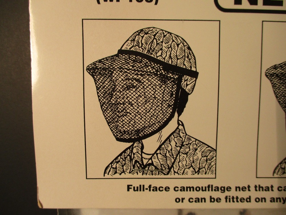 CAP "N" WRAP NET ACCESSORY FULL FACE GREEN CAMO NET FOR CAP OR VISOR HUNTING