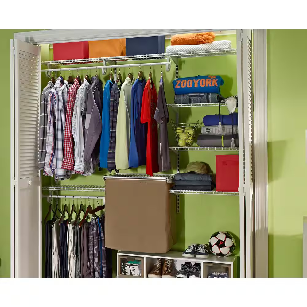 Shelftrack Mocha Fabric Hamper with Frame