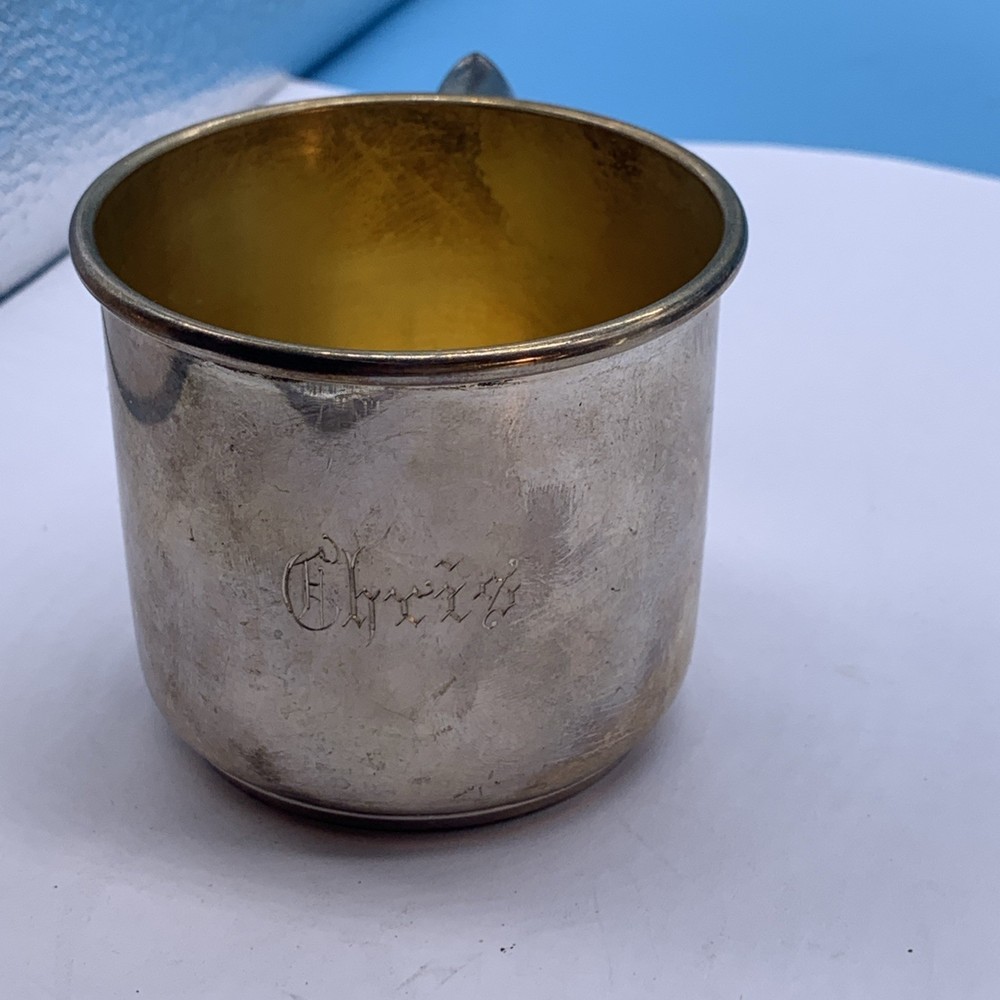 Vintage Sterling Silver Baby Cup