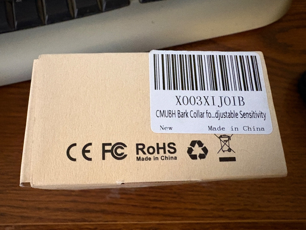 ROHS Dog Bark Control Collar NIB