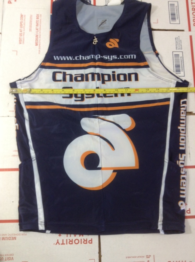 Champion System Mens Tri Top Jersey Size Medium M (4850-37)