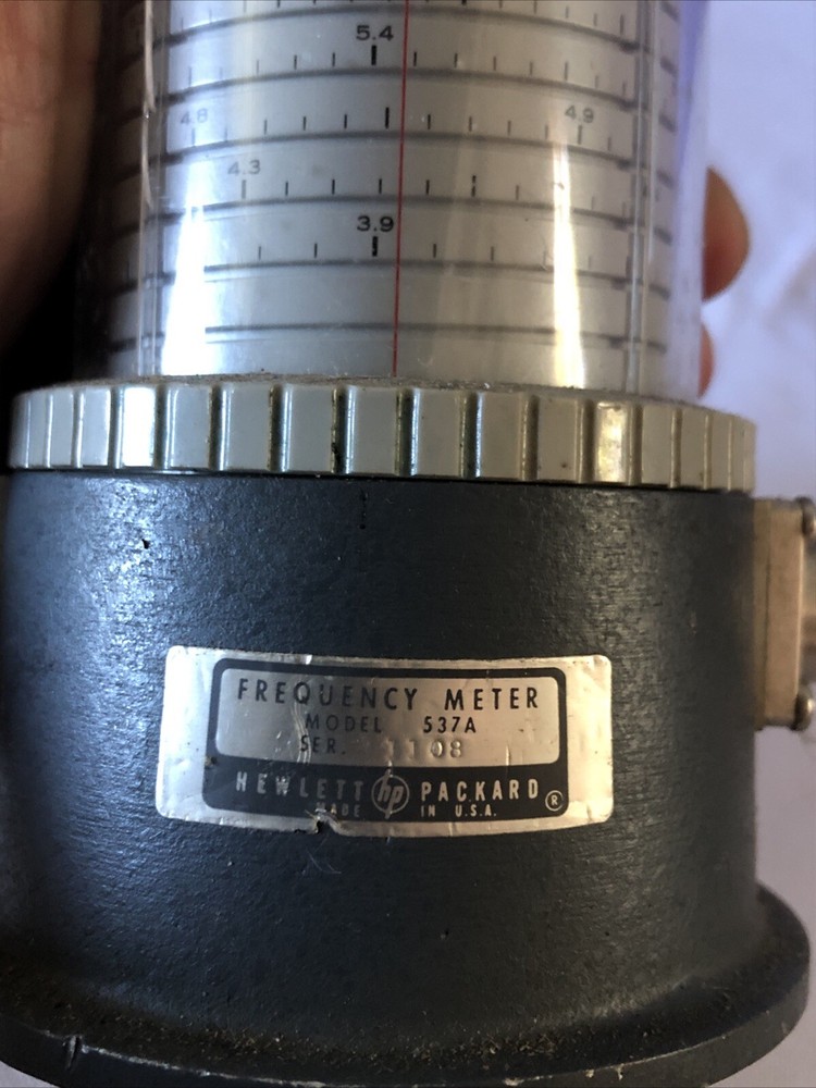 HP Hewlett-Packard Frequency Meter 537A