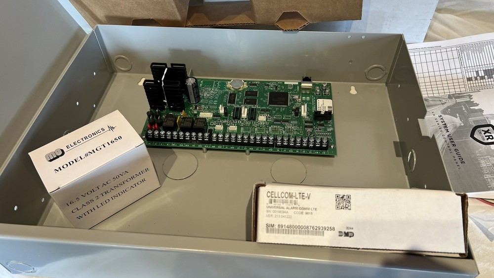 DMP XR150NL-G Network Panel Assembly and CELLCOM-LTE-V
