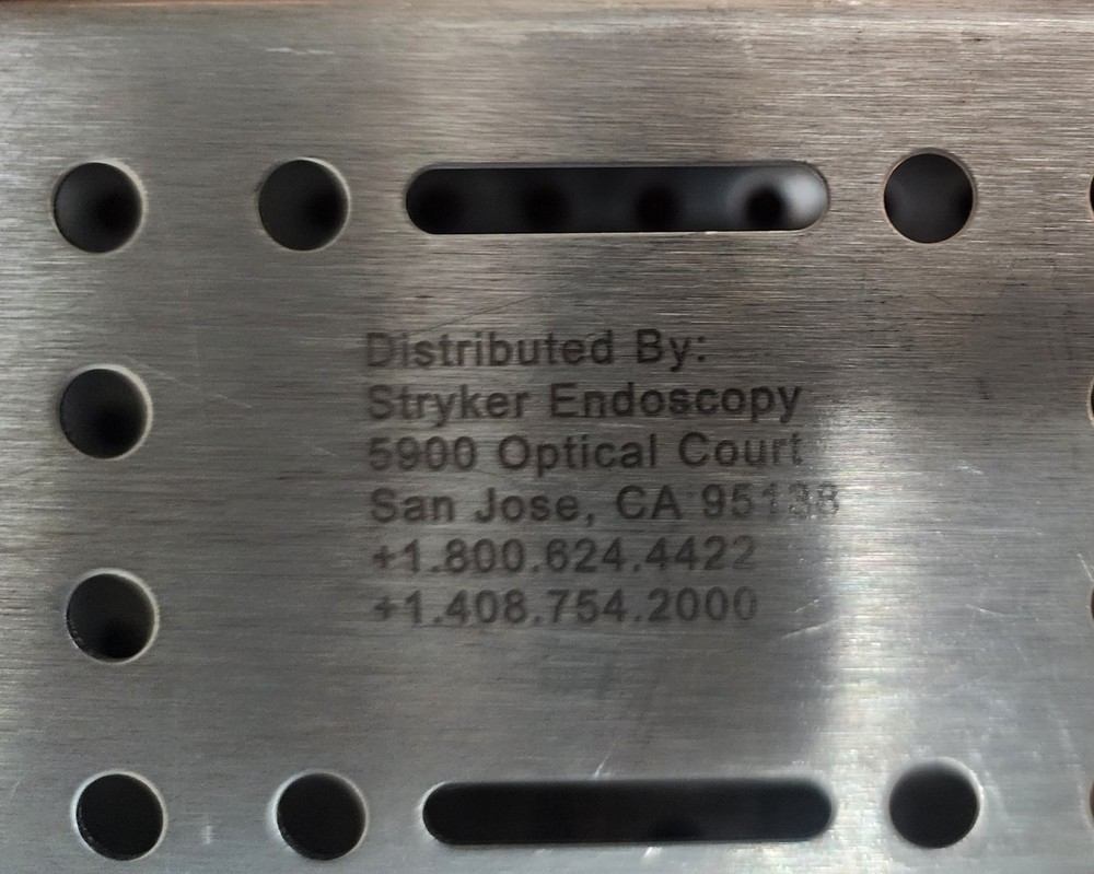 Stryker AIM Endoscopy Sterilization Tray 233-032-301