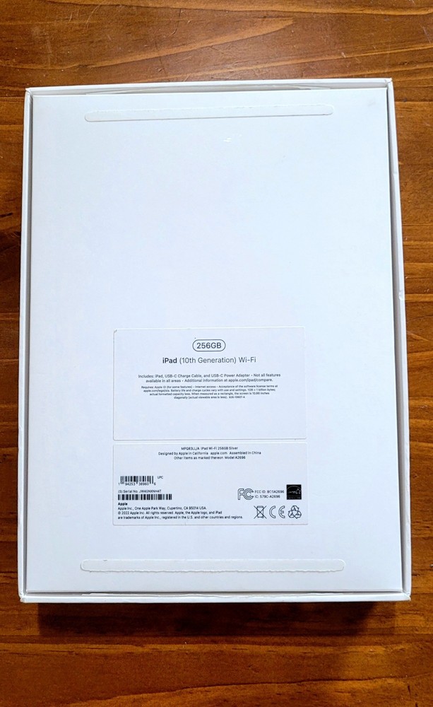 *EMPTY BOX ONLY* Apple iPad 10th Generation 256 GB
