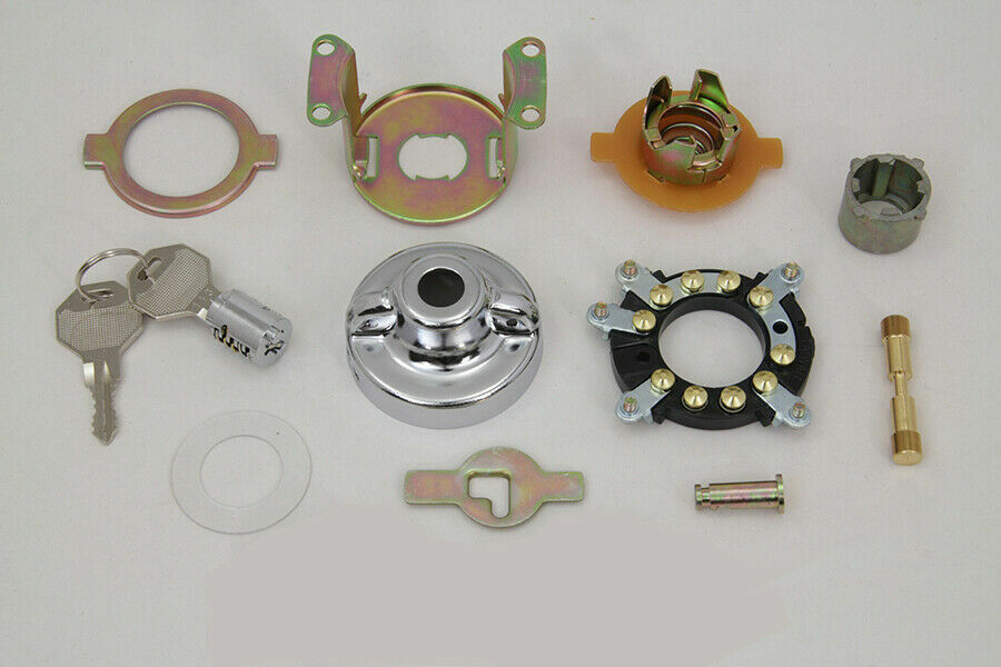 Fat Bob Ignition Switch Component Kit for Harley Davidson by V-Twin