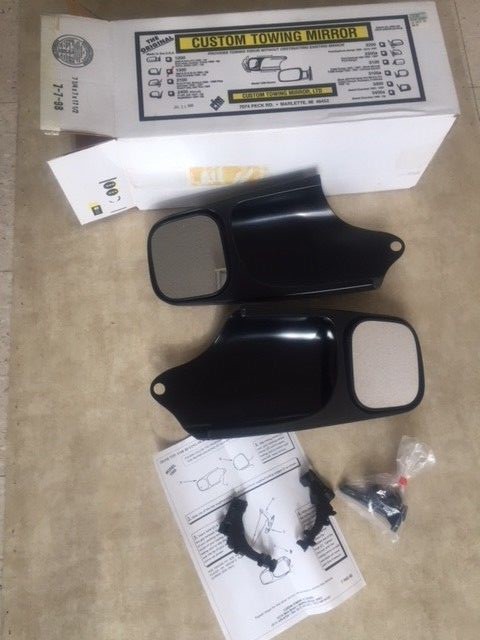 Custom Towing slide-on mirror extensions for S10