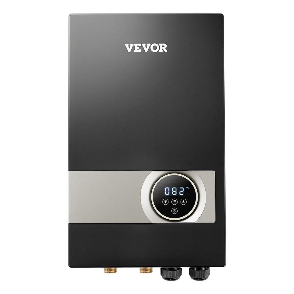 VEVOR 27kW Tankless Electric Water Heater Instant Hot with LCD Touch Child Lock