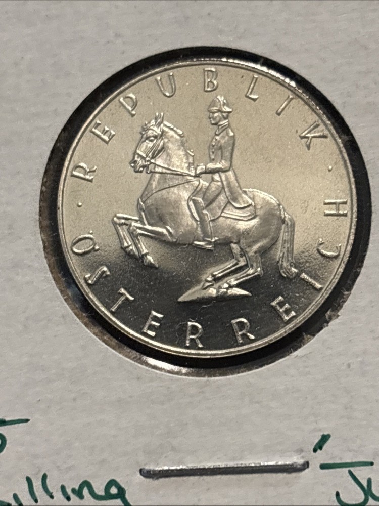 1964 Austria 5 Schilling Proof Silver “jun25”