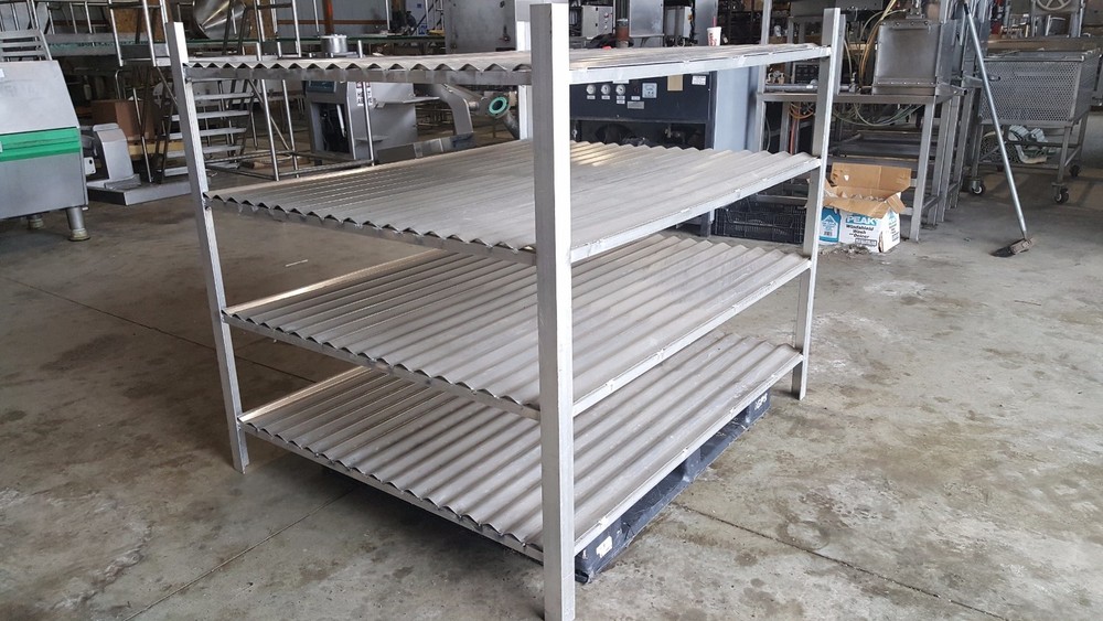 4 Shelf Aluminum Rack