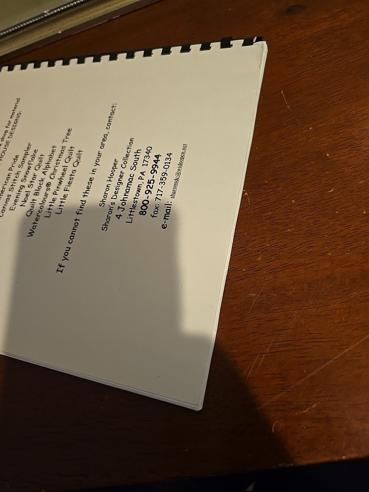 Light House Designs CANVAS STITCH SAMPLER II Needlepoint Pattern Booklet 1997