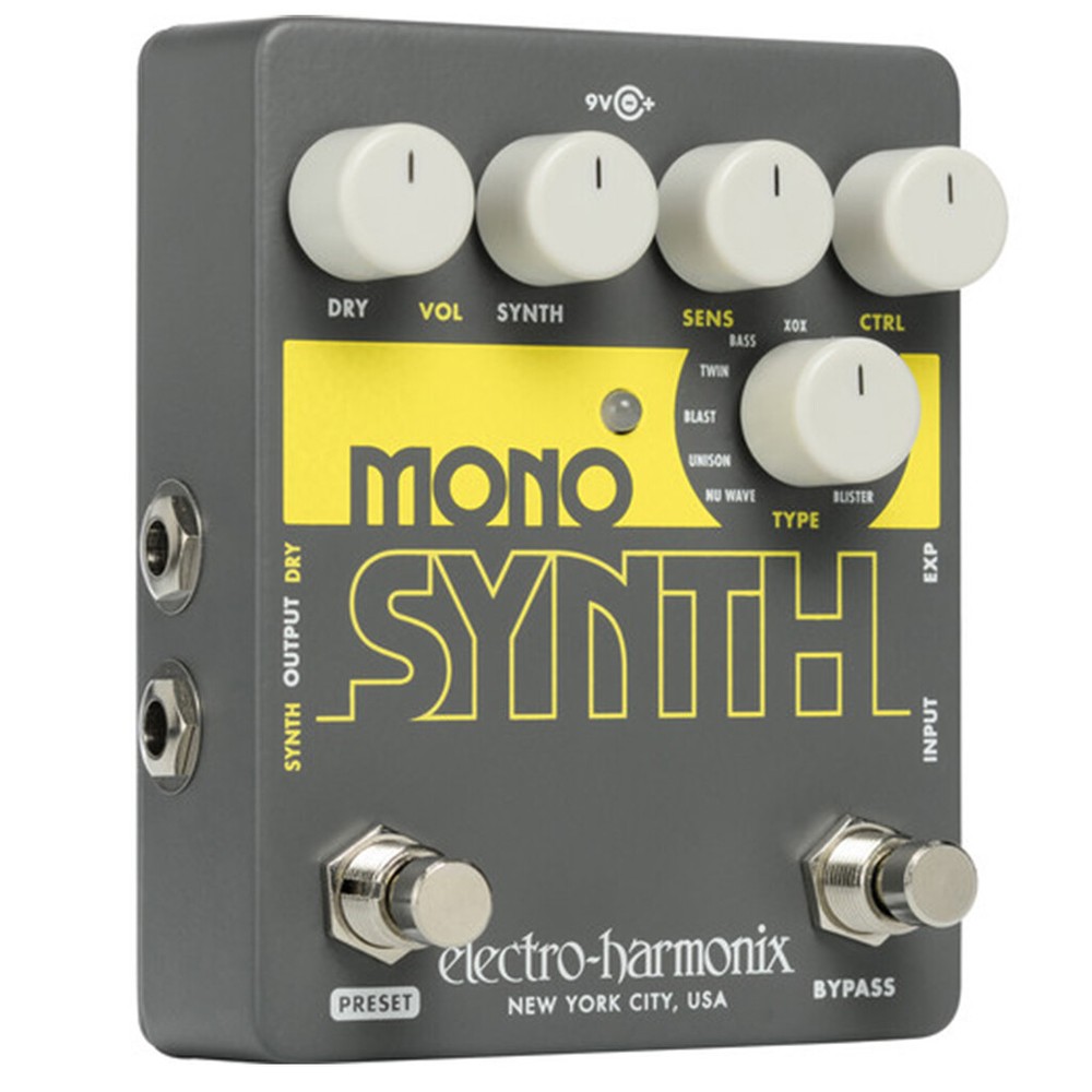 Electro-Harmonix Mono Synth Engine Synthesizer Guitar Effects Pedal