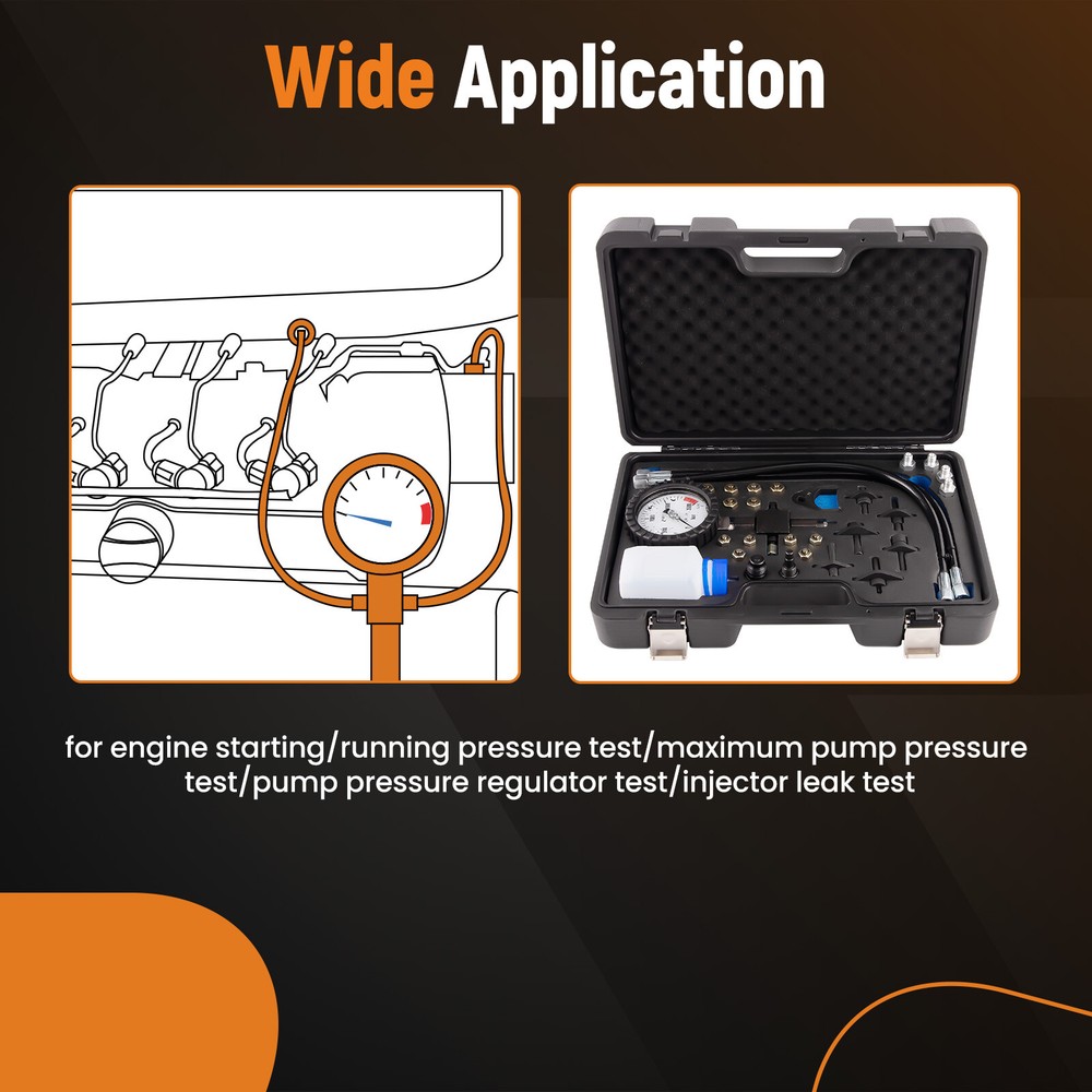 Diesel Fuel System Test Kit 2000BAR Common Rail Pressure Diagnostic Tool