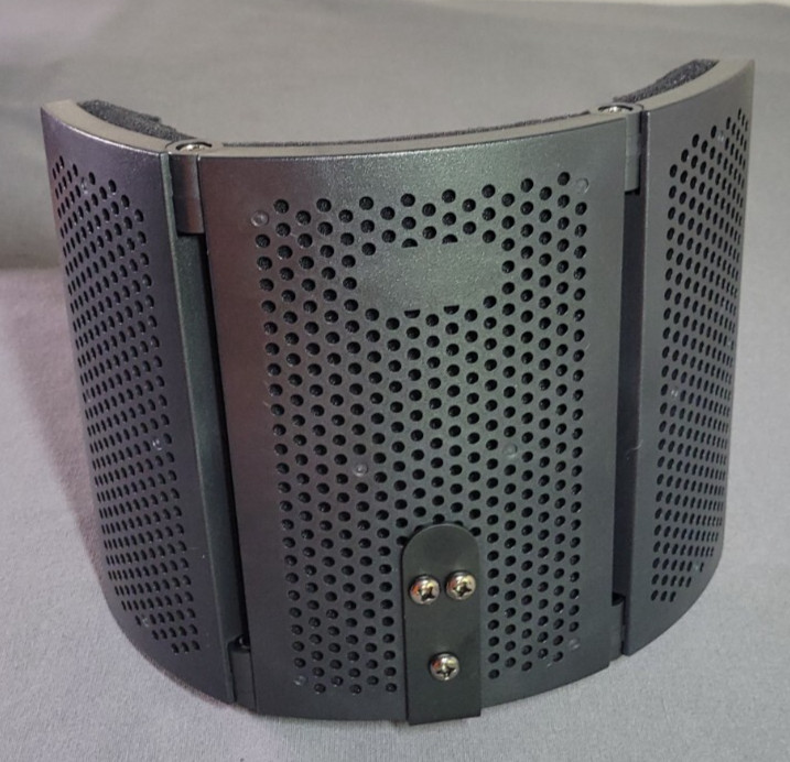 SwaykTech Studio Recording Microphone Isolation Shield with Pop Filter and Metal