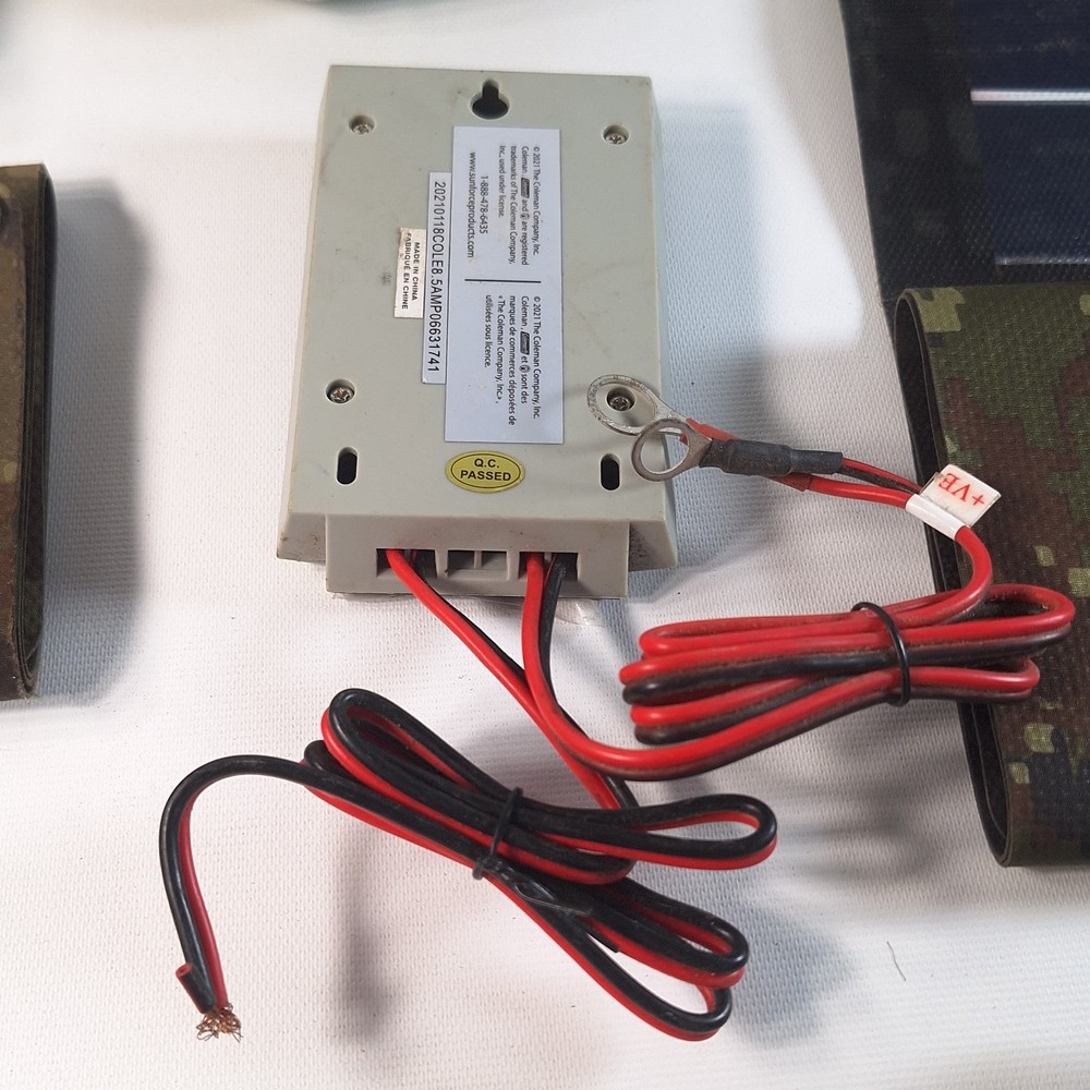 Coleman 30A Solar Charge Controllers Schumacher Portable Panel Lot Untested
