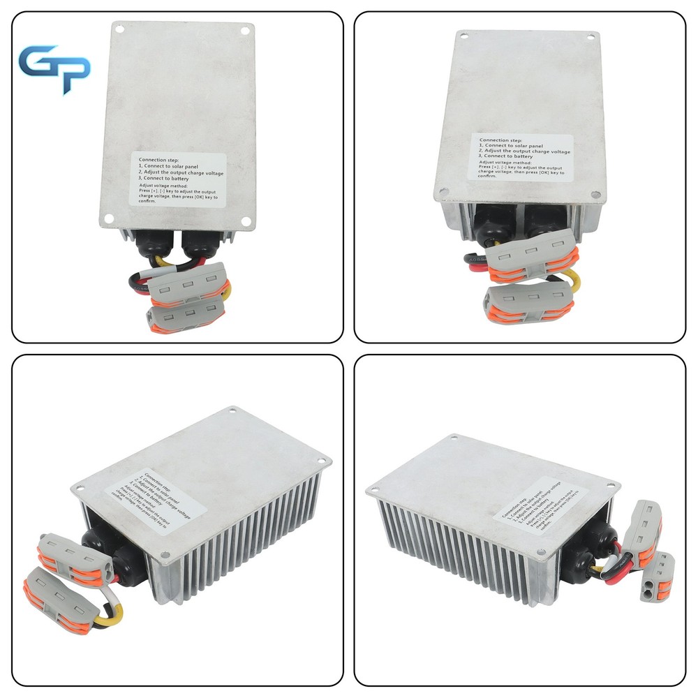 Waterproof MPPT Boost Controller 400W 24-85V Solar Panel LED Display Durable