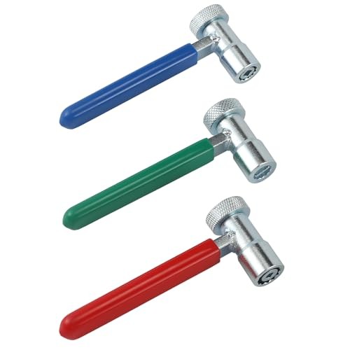 2218 Small Engine Tappet Adjusting Tool, 6‑Piece Offset Wrench & Knurled