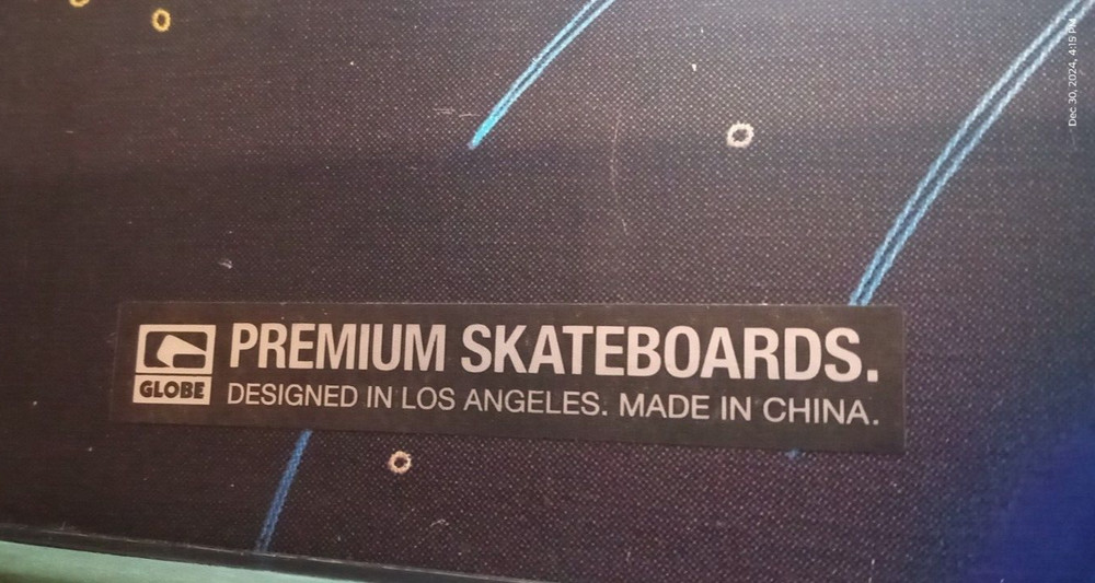 Globe 36" Skateboard - Tropical Graphics w/Flames - Longboard