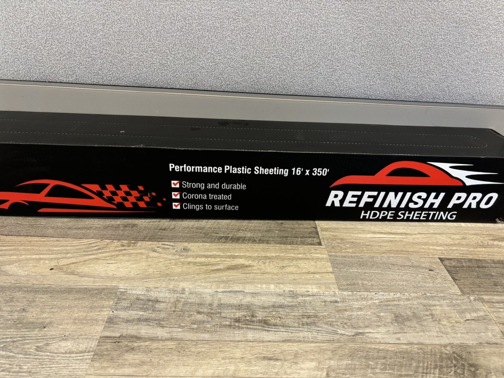 16ft x 350 ft Refinish Pro Clear Plastic Sheeting Roll