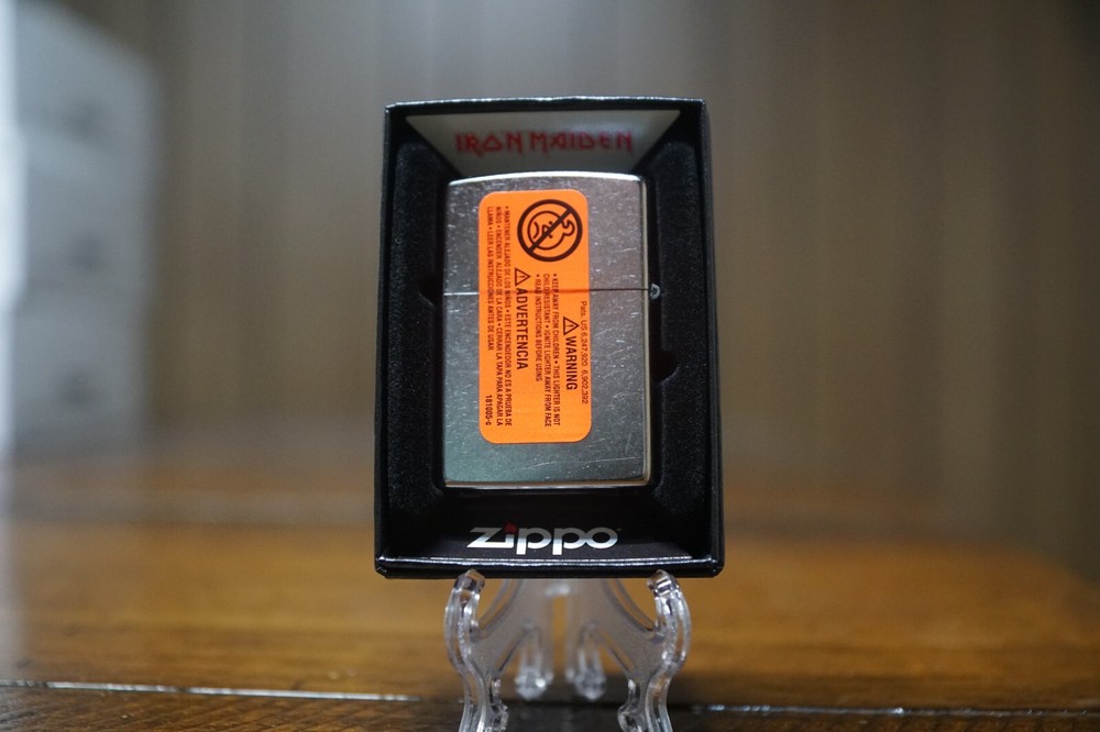 IRON MAIDEN ZIPPO LIGHTER MINT IN BOX