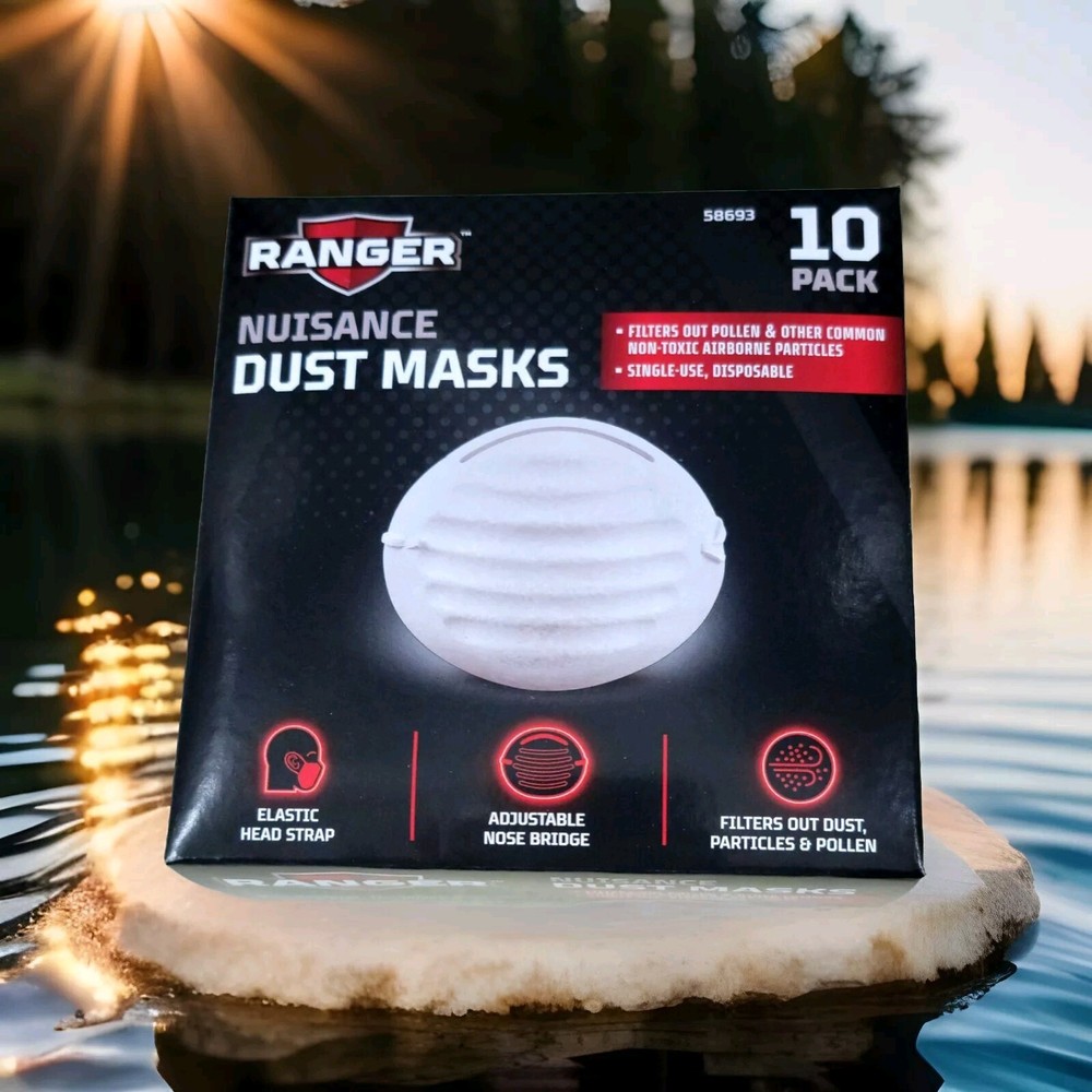RANGER Nuisance Dust Masks, 10 Pack
