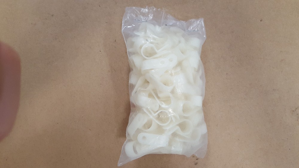 100PCS 7/16" ELECTRO PAK NYLON CABLE CLAMP