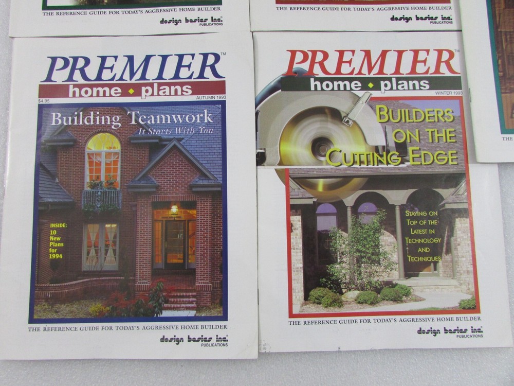 5 Premier Home Plans Catalog: Reference Guide for Today's Home Builder '93- '94