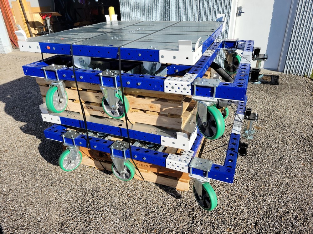 FlexQube Rotating Pallet Cart 2200lb Capacity