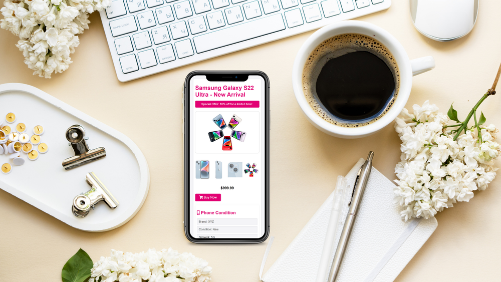 Ebay Professional Custom Listing Template | Cellphone Product Listings