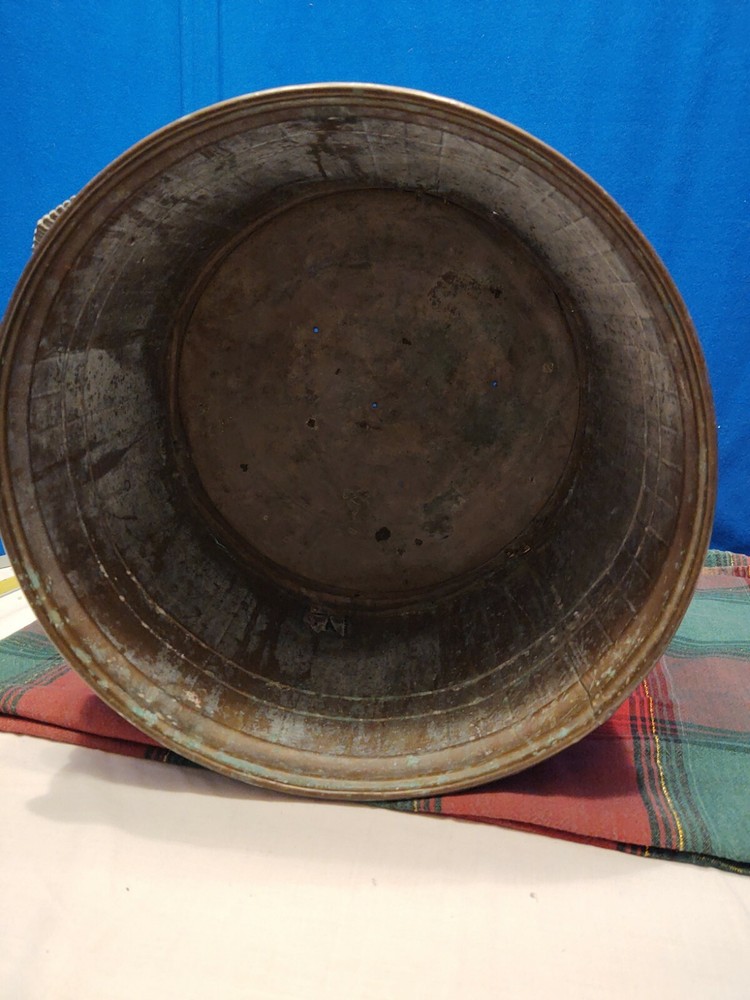 Vintage BRASS Container On 3 Feet