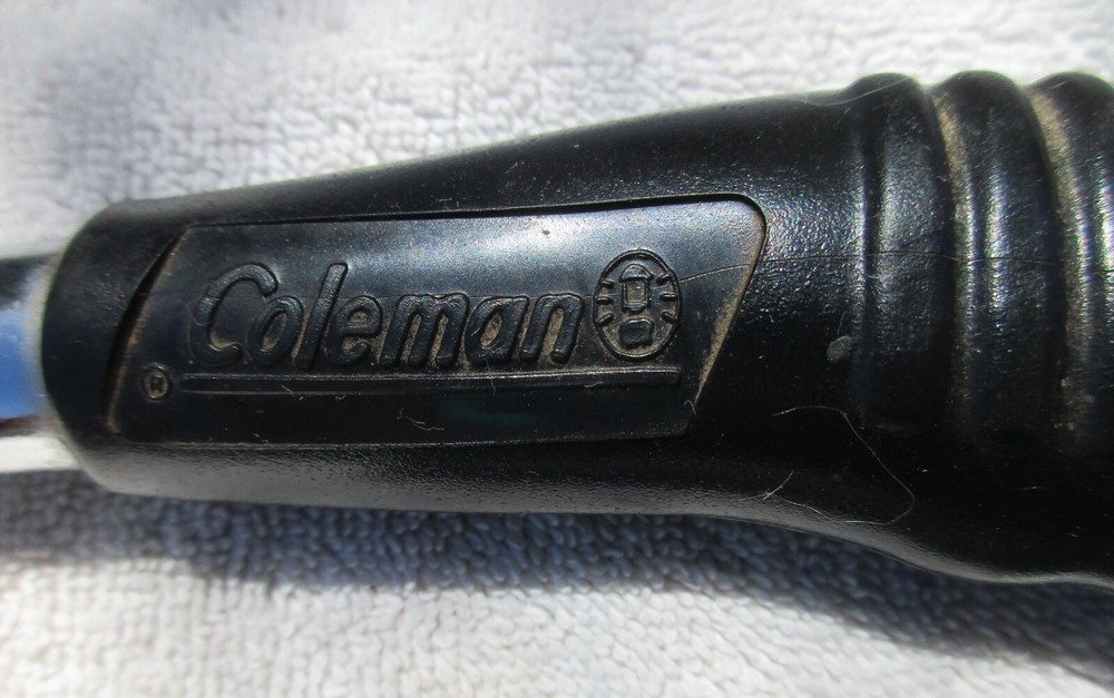 Vintage Coleman Camping Hatchet Chrome Handle with Black Grip Reference H4