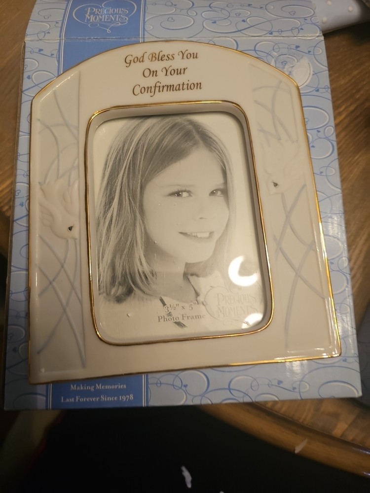 Precious Moments Confirmation Frame 3 1/2” X 5”