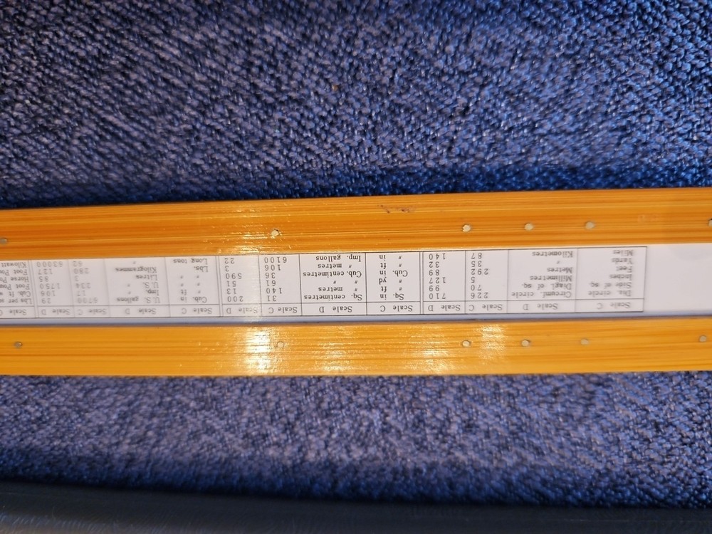Two Slide Rules, Post 1447 And Dietzgen 1771 Redirule