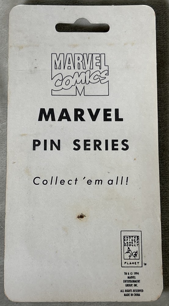 Marvel Comics Pin Series Cyclops 1994 RARE Sealed On Card