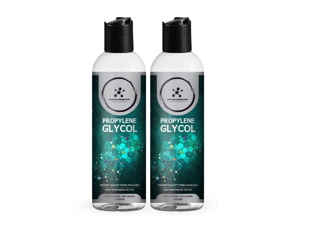 Compass Laboratory Propylene Glycol 2 Pack Bundle 500 ml