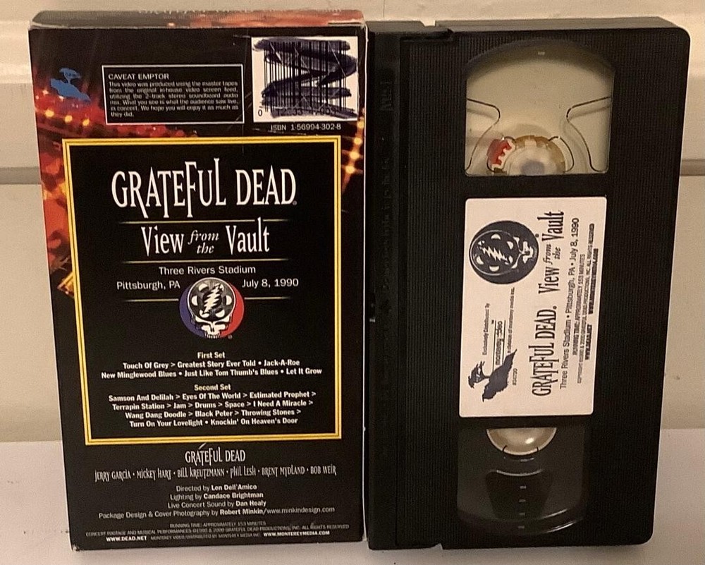 GRATEFUL DEAD View From the Vault Original VHS tape