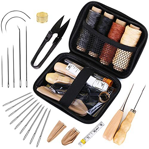 Leather Sewing Kit Leather Working Tools And Supplies Leather Working Kit