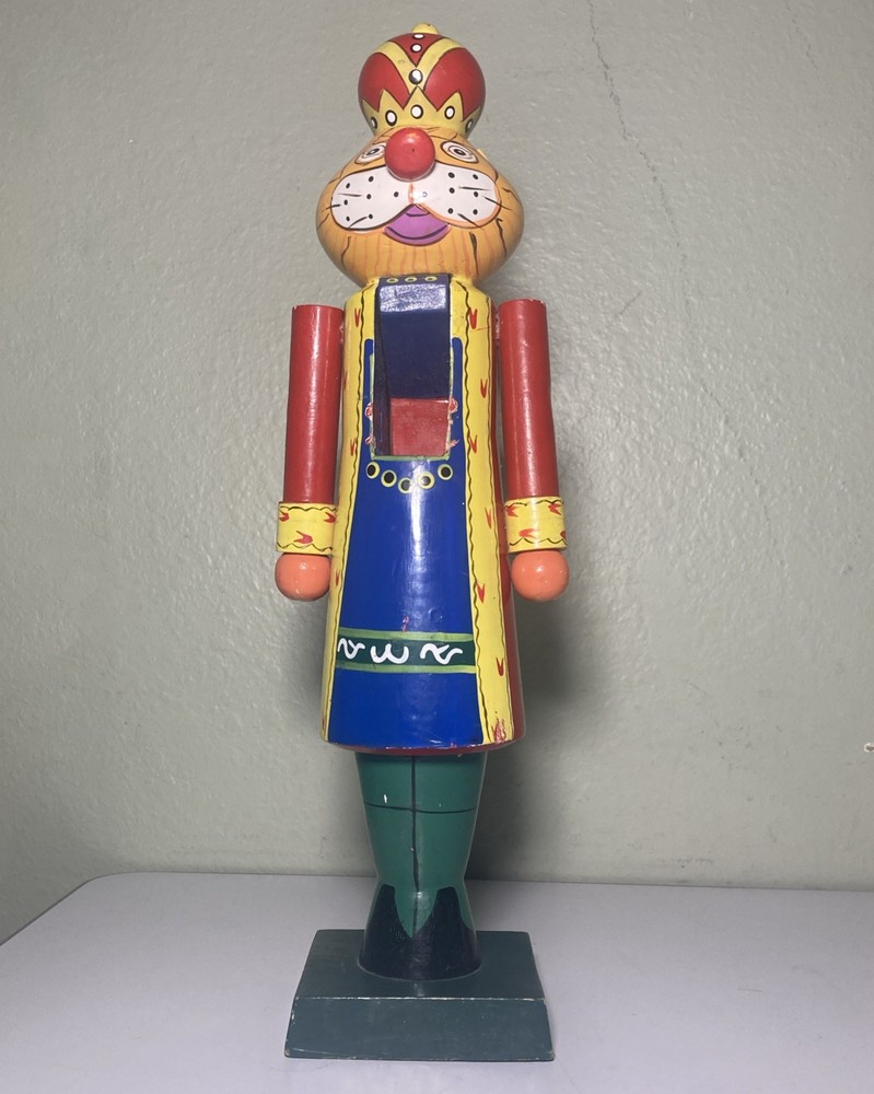 Collectible Hand Painted Wood Nutcracker 13”