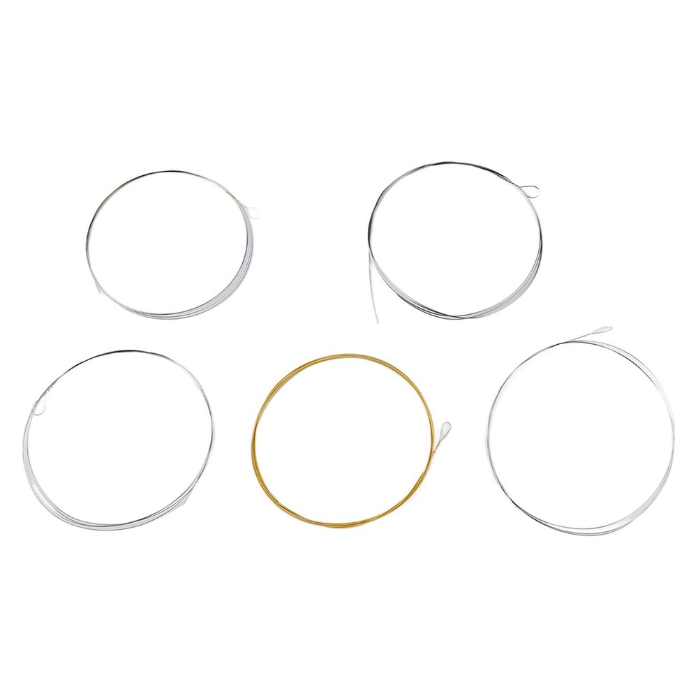 5 String Banjo String Stainless Steel Full Resonance Thick High Notes Strings