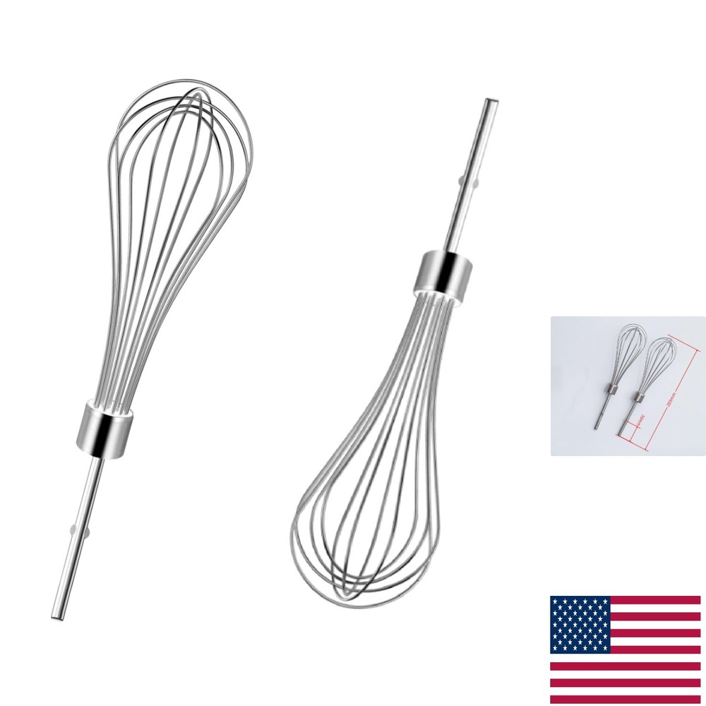 Effortless KitchenAid Whisk Attachments - Stainless Steel Egg Beaters, 2 Pack