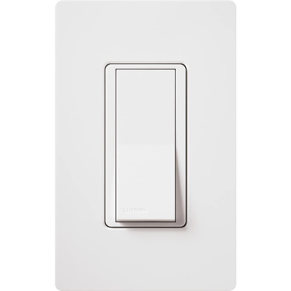 Claro 3 Way Electrical Switch 15A, Modern Rocker, White