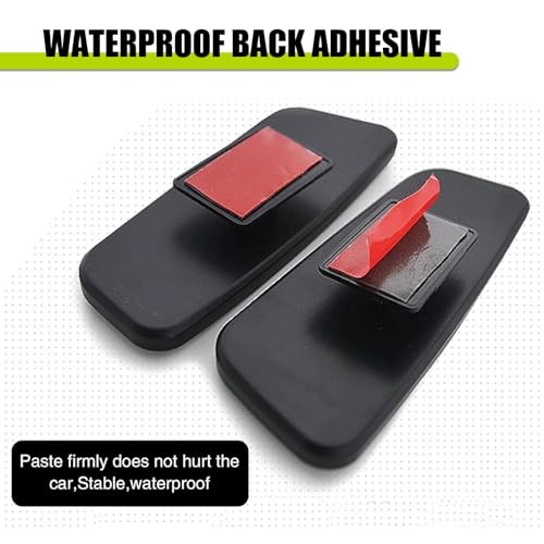 Icyfond 2PCS Blind Spot Mirrors, Rectangular Shaped HD Glass Convex Rear Square