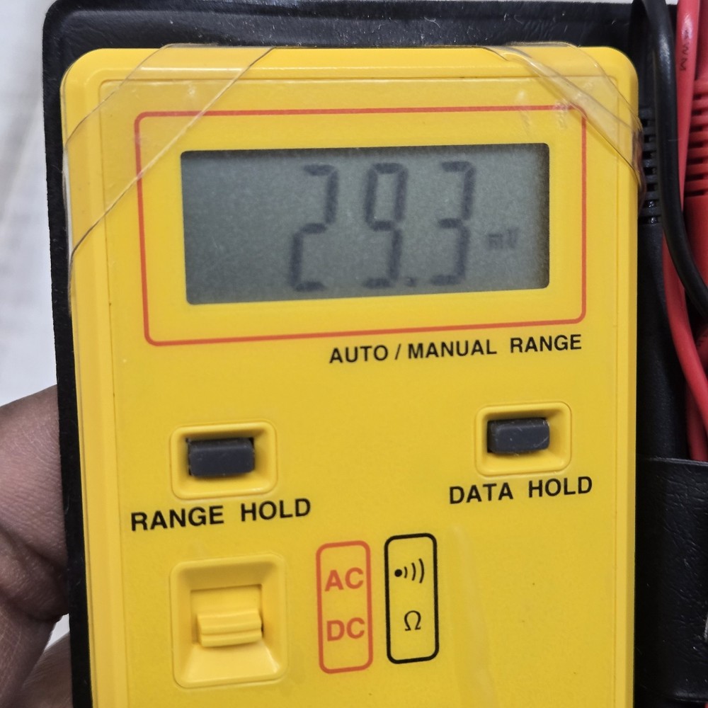 Yellow Pocket Pro Sperry (DM-2A) Digital Multimeter With Case