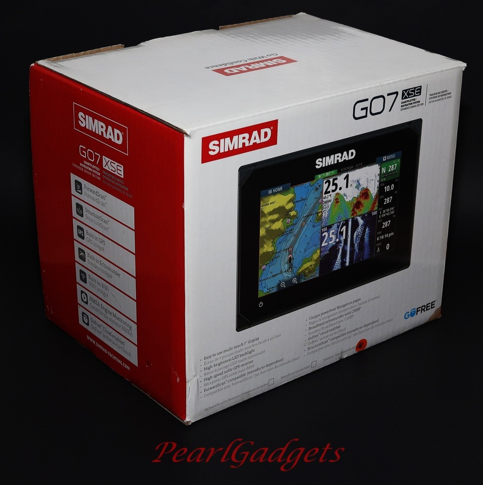 Simrad GO7 XSE GPS Chartplotter Sonar Multifunction Display with Power Cord
