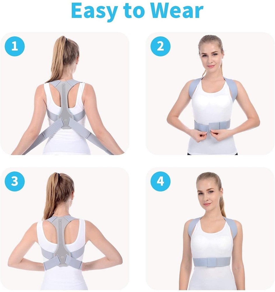 New-- Anoopsyche Posture Corrector Adjustable Upper Posture Brace for Support