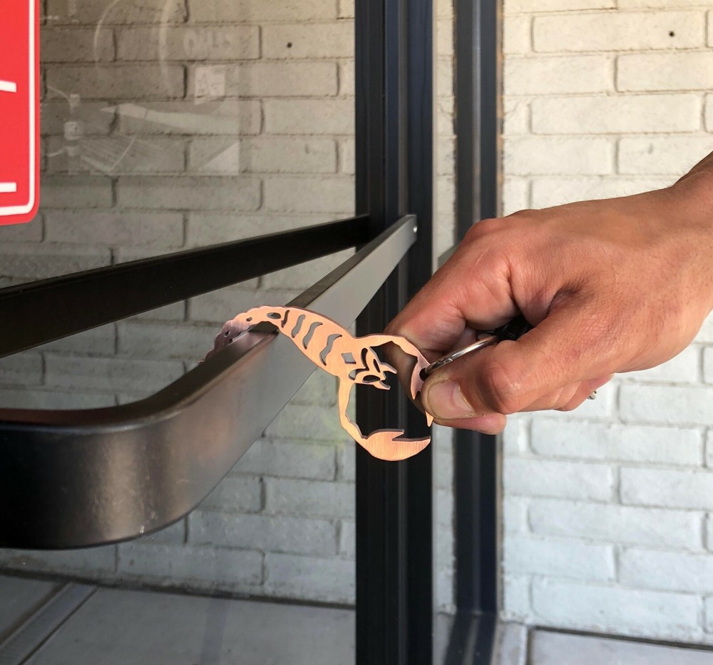 Door Opener Tool / Solid Copper / Scorpio PullPro / Hands Free Tool